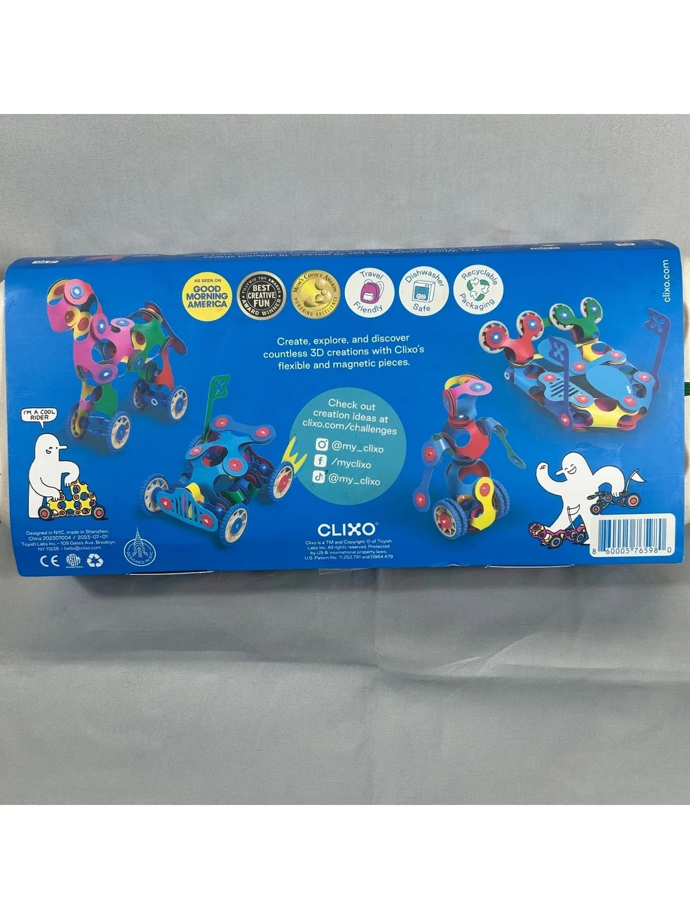 Clixo Wheel Creator Pack, 72 Pieces Pack - 72 Piece Multicolored